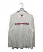 SUPREMEシュプリーム）の古着「Chrome Logo L/S Top」｜ホワイト