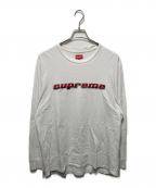 SUPREMEシュプリーム）の古着「Chrome Logo L/S Top」｜ホワイト