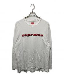 SUPREME（シュプリーム）の古着「Chrome Logo L/S Top」｜ホワイト