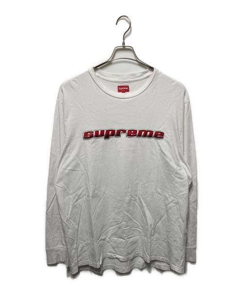 SUPREME（シュプリーム）SUPREME (シュプリーム) Chrome Logo L/S Top ホワイト サイズ:XLの古着・服飾アイテム