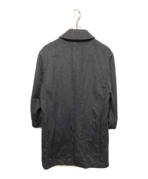 MITSUMINE（ミツミネ）MITSUMINE (ミツミネ) カシミヤステンカラーコート ブラック サイズ:Mの古着・服飾アイテム