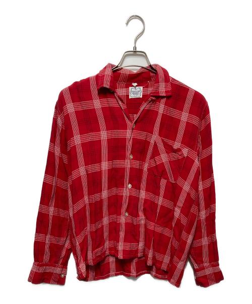 SYLK E LYKE（シルク イー ライク）SYLK E LYKE (シルク イー ライク) ヴィンテージシャツ レッド サイズ:不明の古着・服飾アイテム