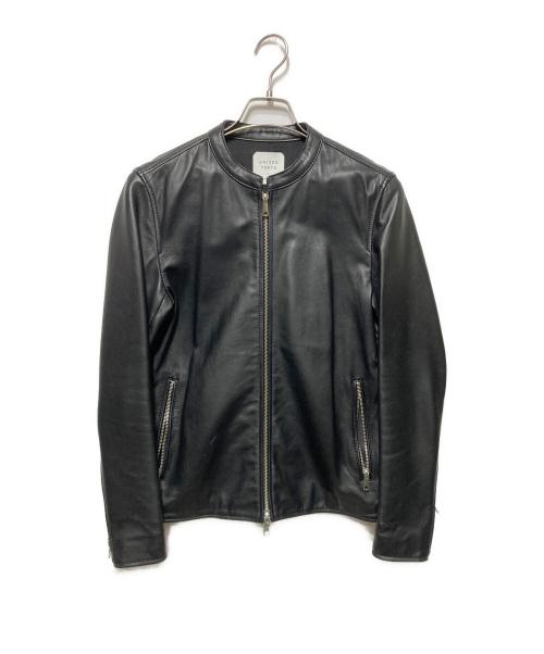 UNITED TOKYO（ユナイテッドトーキョー）UNITED TOKYO (ユナイテッドトーキョー) シングルレザージャケット ブラック サイズ:1の古着・服飾アイテム