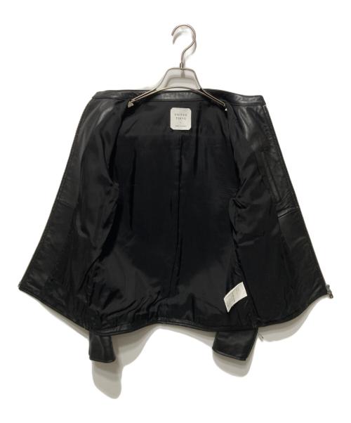 UNITED TOKYO（ユナイテッドトーキョー）UNITED TOKYO (ユナイテッドトーキョー) シングルレザージャケット ブラック サイズ:1の古着・服飾アイテム