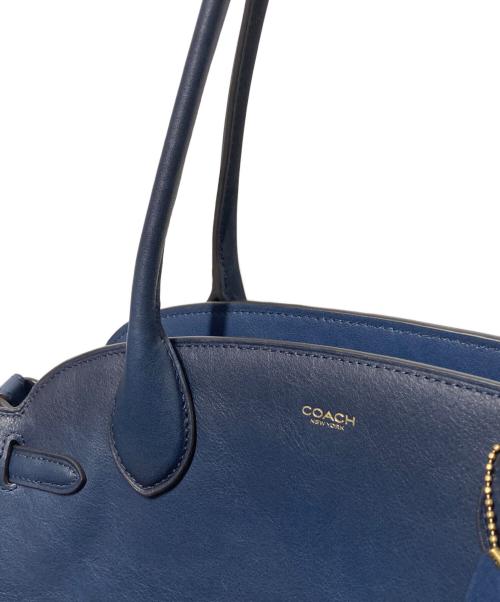 COACH（コーチ）COACH (コーチ) Empire Carryall 34/エンパイア キャリーオール ネイビーの古着・服飾アイテム