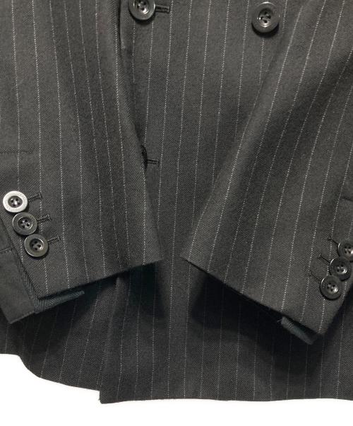 sacai（サカイ）sacai (サカイ) Chalk Stripe x Rip Stop Jacket/チョーク ストライプ リップストップ ジャケット ブラック サイズ:1の古着・服飾アイテム