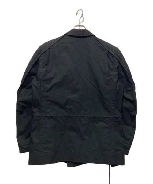 sacai（サカイ）sacai (サカイ) Chalk Stripe x Rip Stop Jacket/チョーク ストライプ リップストップ ジャケット ブラック サイズ:1の古着・服飾アイテム