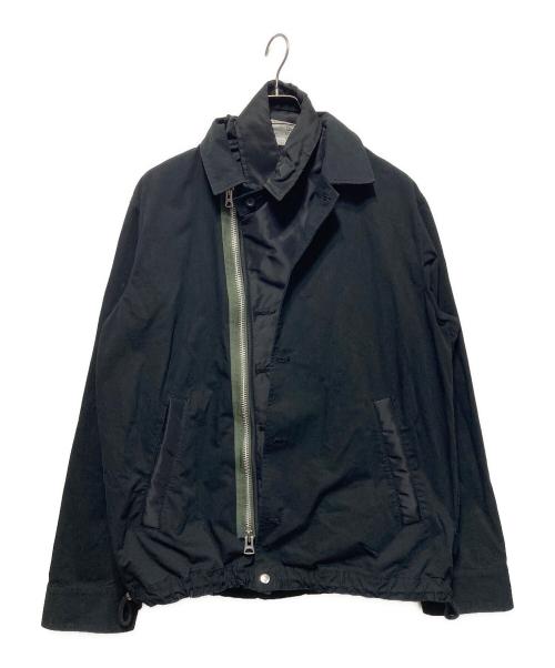 sacai（サカイ）sacai (サカイ) Rip Stop Blouson/リップストップ ブルゾン ブラック サイズ:3の古着・服飾アイテム