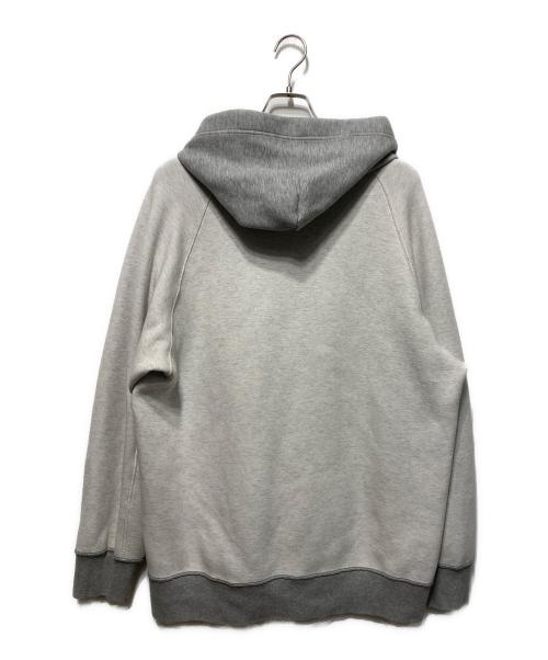 sacai（サカイ）sacai (サカイ) Sponge Sweat Hoodie/スポンジ スウェット フーディ グレー サイズ:3の古着・服飾アイテム