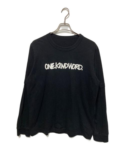sacai（サカイ）sacai (サカイ) Eric Haze ONEKINDWORD. L/S T-shirt ブラック サイズ:5の古着・服飾アイテム