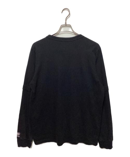 sacai（サカイ）sacai (サカイ) Eric Haze ONEKINDWORD. L/S T-shirt ブラック サイズ:5の古着・服飾アイテム