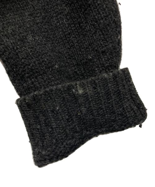 and wander（アンドワンダー）and wander (アンドワンダー) lopi knit sweater/ウール ロピー ニット セーター ブラック サイズ:L/XLの古着・服飾アイテム