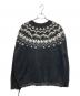 and wander (アンドワンダー) lopi knit sweater/ウール ロピー ニット セーター ブラック サイズ:L/XL：19000円