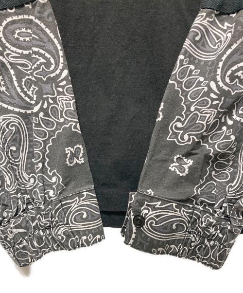 sacai（サカイ）sacai (サカイ) Bandana Print L/S T-Shirt ブラック サイズ:１の古着・服飾アイテム