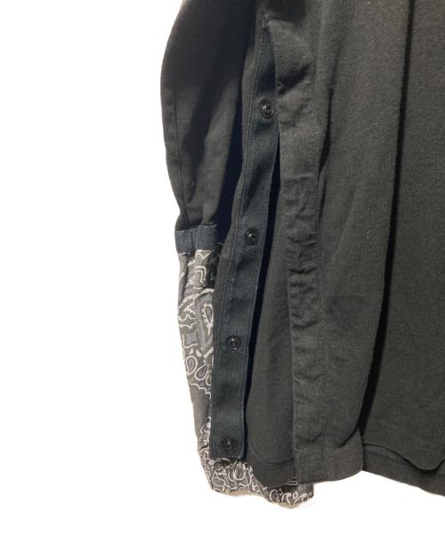 sacai（サカイ）sacai (サカイ) Bandana Print L/S T-Shirt ブラック サイズ:１の古着・服飾アイテム