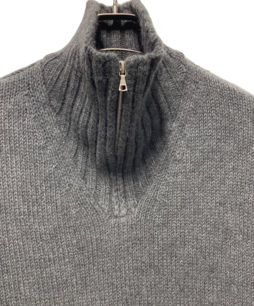 AURALEE（オーラリー）AURALEE (オーラリー) Wool Soft Cord Knit Half Zip P/O 