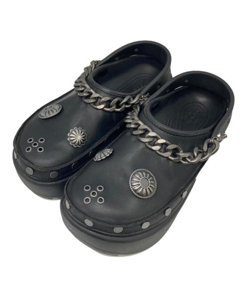 crocs（クロックス）crocs (クロックス) Stomp Embellished Clog Black/ストンプ エンベリッシュド クロッグ ブラック サイズ:7の古着・服飾アイテム