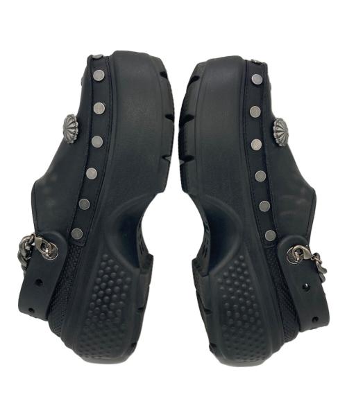 crocs（クロックス）crocs (クロックス) Stomp Embellished Clog Black/ストンプ エンベリッシュド クロッグ ブラック サイズ:7の古着・服飾アイテム