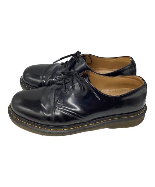 Dr.Martens（ドクターマーチン）Dr.Martens (ドクターマーチン) 3ホールレザーシューズ ブラック サイズ:28の古着・服飾アイテム