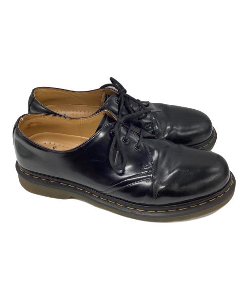 Dr.Martens（ドクターマーチン）Dr.Martens (ドクターマーチン) 3ホールレザーシューズ ブラック サイズ:28の古着・服飾アイテム