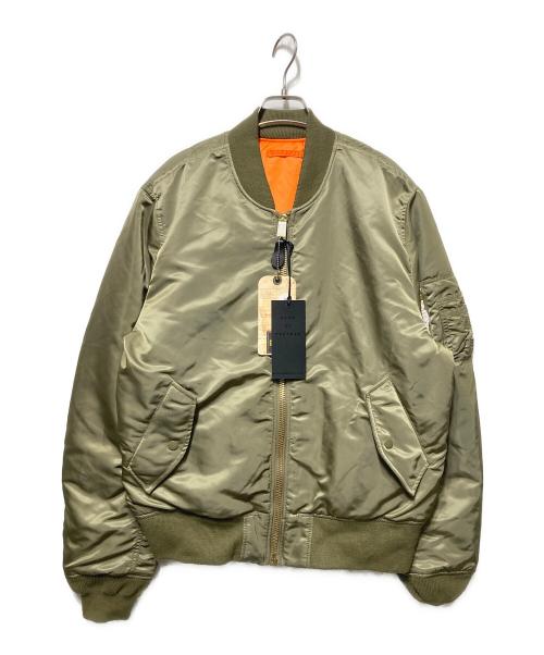 ALPHA（アルファ）ALPHA (アルファ) MA-1ジャケット オリーブ サイズ:XL 未使用品の古着・服飾アイテム