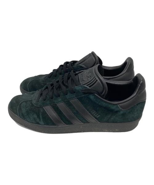adidas（アディダス）adidas (アディダス) GAZELLE　ローカットスニーカー ブラック サイズ:26の古着・服飾アイテム