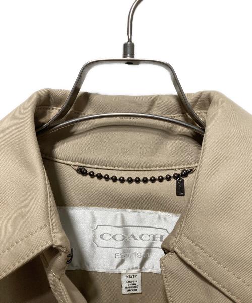 COACH（コーチ）COACH (コーチ) トレンチコート ベージュ サイズ:XSの古着・服飾アイテム