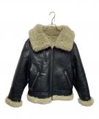 moussyマウジー）の古着「AGED AVIATOR ジャケット」｜ブラック