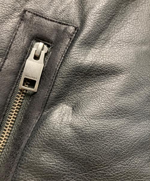 moussy（マウジー）moussy (マウジー) AGED AVIATOR ジャケット ブラック サイズ:freeの古着・服飾アイテム