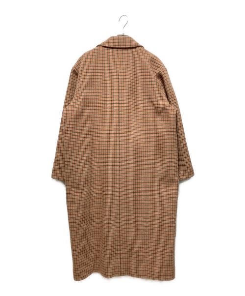 FRAY ID（フレイ アイディー）FRAY ID (フレイ アイディー) コート ベージュ×オレンジ サイズ:１の古着・服飾アイテム