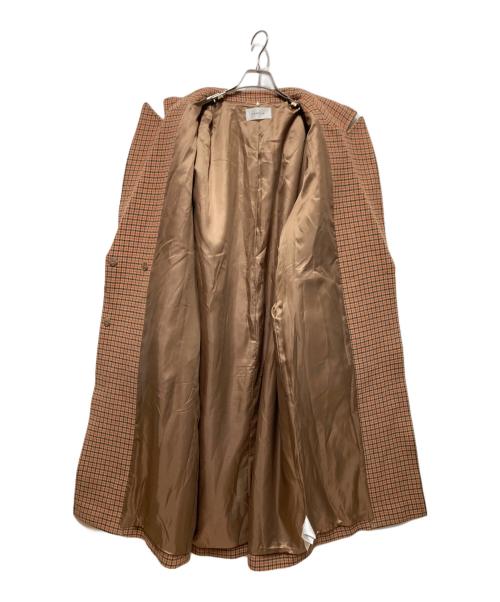 FRAY ID（フレイ アイディー）FRAY ID (フレイ アイディー) コート ベージュ×オレンジ サイズ:１の古着・服飾アイテム