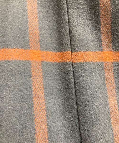 moussy（マウジー）moussy (マウジー) STAND COLLAR LONG コート オレンジ×グレー サイズ:1の古着・服飾アイテム
