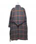 moussy (マウジー) STAND COLLAR LONG コート オレンジ×グレー サイズ:1：5000円