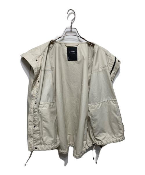 Adam et Rope（アダム エ ロペ）Adam et Rope (アダム エ ロペ) GERRY (ジェリー) ナイロンジャケット ライトグレー サイズ:freeの古着・服飾アイテム