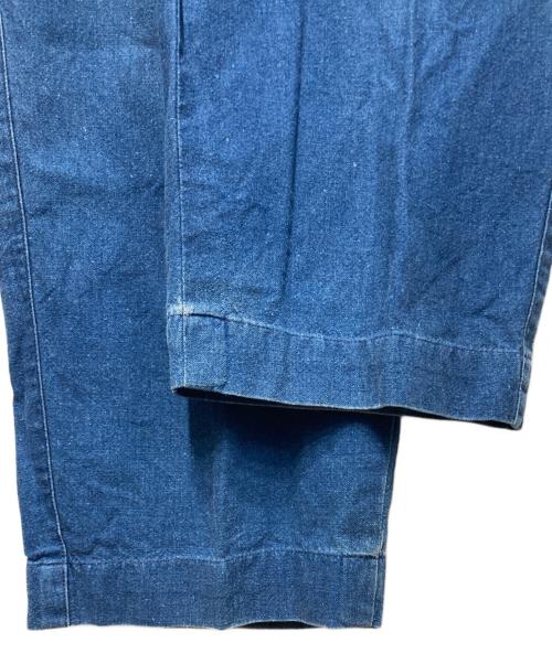 ISSEY MIYAKE（イッセイミヤケ）ISSEY MIYAKE (イッセイミヤケ) コットンリネンデニムトラウザー インディゴ サイズ:2の古着・服飾アイテム