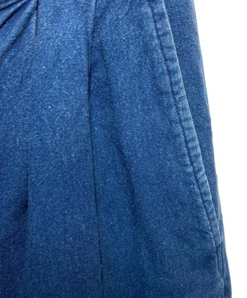 ISSEY MIYAKE（イッセイミヤケ）ISSEY MIYAKE (イッセイミヤケ) コットンリネンデニムトラウザー インディゴ サイズ:2の古着・服飾アイテム