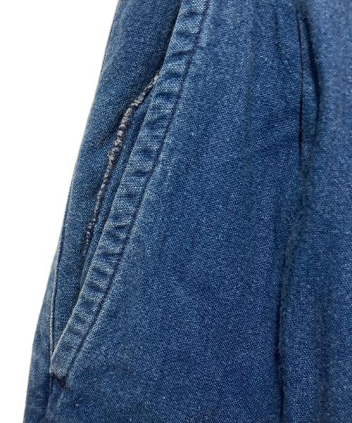 ISSEY MIYAKE（イッセイミヤケ）ISSEY MIYAKE (イッセイミヤケ) コットンリネンデニムトラウザー インディゴ サイズ:2の古着・服飾アイテム