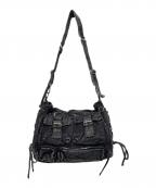 ADRERアドラー）の古着「vintage denim shoulder bag / ヴィンテージデニムショルダーバッグ」｜グレー