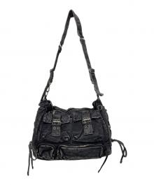 ADRER（アドラー）の古着「vintage denim shoulder bag / ヴィンテージデニムショルダーバッグ」｜グレー