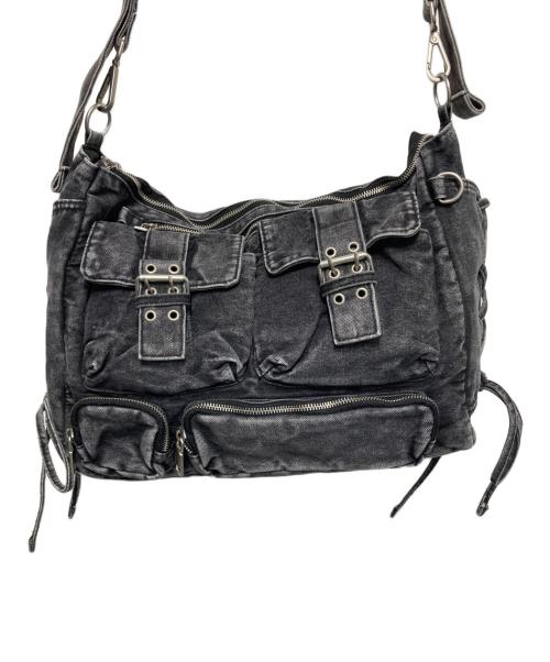 ADRER（アドラー）ADRER (アドラー) vintage denim shoulder bag / ヴィンテージデニムショルダーバッグ グレー 未使用品の古着・服飾アイテム