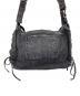 中古・古着 ADRER (アドラー) vintage denim shoulder bag / ヴィンテージデニムショルダーバッグ グレー 未使用品：6000円