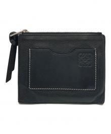 LOEWE（ロエベ）の古着「アナグラムコインカードホルダー」｜ブラック