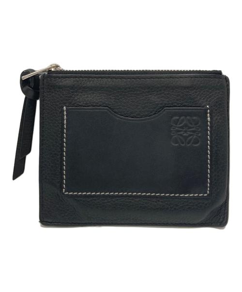 LOEWE（ロエベ）LOEWE (ロエベ) アナグラムコインカードホルダー ブラックの古着・服飾アイテム