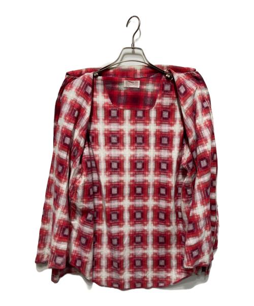 PERMANENT PRESS（パーマネントプレス）PERMANENT PRESS (パーマネントプレス) ネルシャツ レッド サイズ:Lの古着・服飾アイテム