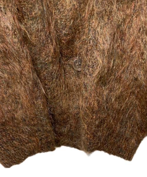 UNUSED（アンユーズド）UNUSED (アンユーズド) モヘアカーディガン ブラウン サイズ:3の古着・服飾アイテム