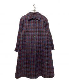 Aquascutum（アクアスキュータム）の古着「ウールステンカラーコート」｜マルチカラー