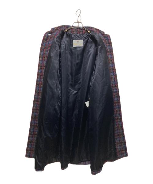 Aquascutum（アクアスキュータム）Aquascutum (アクアスキュータム) ウールステンカラーコート マルチカラー サイズ:不明の古着・服飾アイテム