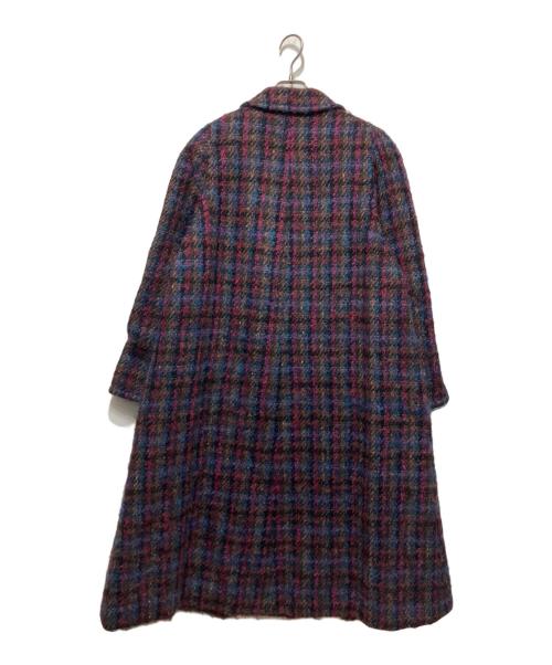 Aquascutum（アクアスキュータム）Aquascutum (アクアスキュータム) ウールステンカラーコート マルチカラー サイズ:不明の古着・服飾アイテム