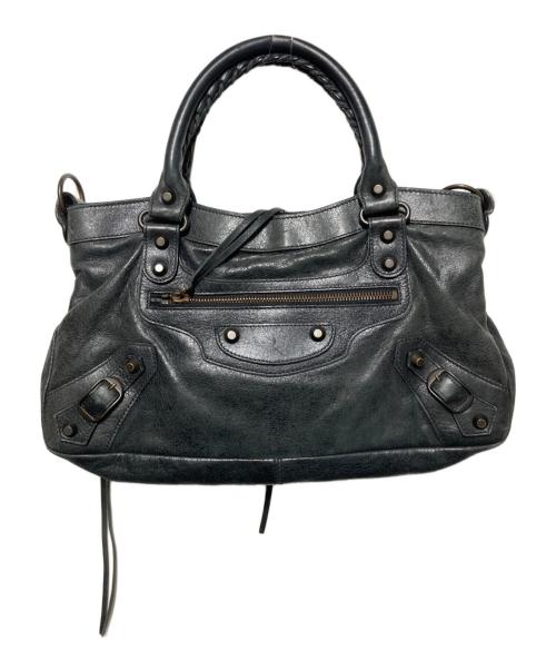 BALENCIAGA（バレンシアガ）BALENCIAGA (バレンシアガ) ザ・ジャイアント ファースト 2WAYバッグ ブラックの古着・服飾アイテム