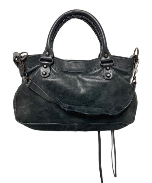 BALENCIAGA（バレンシアガ）BALENCIAGA (バレンシアガ) ザ・ジャイアント ファースト 2WAYバッグ ブラックの古着・服飾アイテム